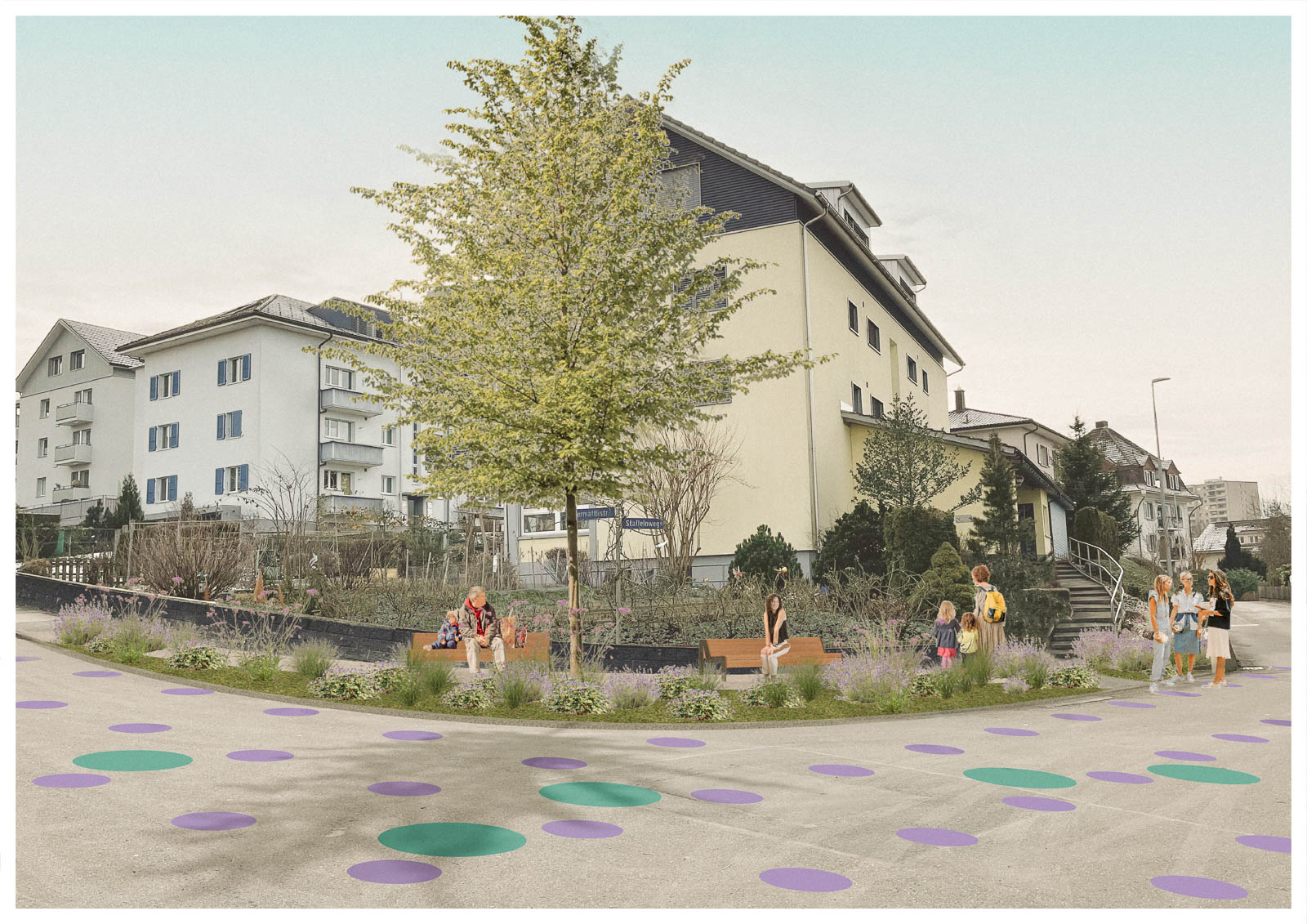 Visualisierung Aufwertung Kindergarten
